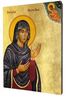 Ikona religijna święta Monika - Ikony i obrazy sakralne - miniaturka - grafika 1