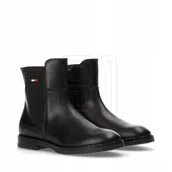 Botki damskie - Buty Tommy Hilfiger Chelsea Boot W T4A5-33045-0036999-999 36 - miniaturka - grafika 1