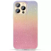 Etui i futerały do telefonów - Kingxbar Travel Series luksusowe eleganckie etui na iPhone 13 Pro pomarańczowy (Sunset) - miniaturka - grafika 1