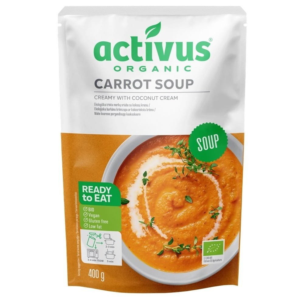 Zupa krem z marchwi z mlekiem kokosowym BIO 400 g