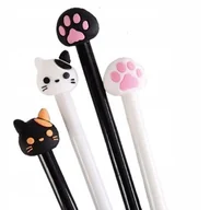 Cienkopisy - Cienkopisy KOTKI ŁAPY długopisy kot kocie łapki dla dzieci do szkoły - miniaturka - grafika 1