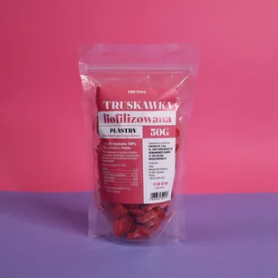 Truskawka liofilizowana plastry 50g Tortino - Dodatki do ciast w proszku - miniaturka - grafika 1