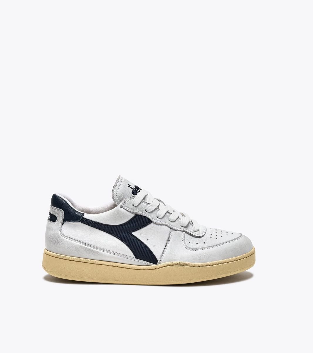sneakers uomo diadora 179043.c4656 mi basket low usd bianco/blu profonfo