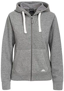 Trespass Trespass damska bluza z kapturem z długim rękawem Szary melanżowy XS FATOSWM20003_GRMXS - Bluzy damskie - miniaturka - grafika 1