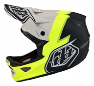 Kaski rowerowe - Kask Rowerowy Troy Lee Designs D3 Mono Full Face Yellow-Black (Rozmiar:S) - miniaturka - grafika 1
