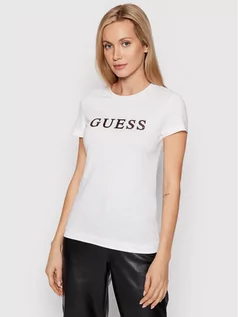 Koszulki i topy damskie - Guess T-Shirt Kimetz W1BI06 JA911 Biały Regular Fit - grafika 1