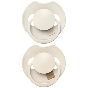 Smoczek silikonowy dynamiczny LOVI Prime 6-18m 2 szt. Coconut/Ivory z etui - Smoczki uspokajające - miniaturka - grafika 1