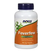 Suplementy naturalne - Now Foods Feverfew 100 Veg Capsules TT000384 - miniaturka - grafika 1