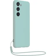 Etui i futerały do telefonów - Etui BIGBEN Silicone Case do Samsung Galaxy S23+ Miętowy - miniaturka - grafika 1