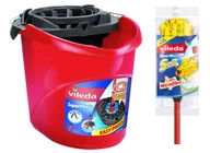 Miotły, szufle, mopy - Vileda Zestaw Mop Soft + wiadro SuperMocio - miniaturka - grafika 1