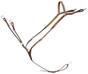 Siodła - Schockemohle Napierśnik z wytokiem ST. LOUIS vintage nougat - miniaturka - grafika 1