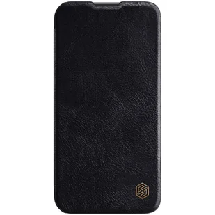 Nillkin Qin Leather Pro Case etui iPhone 14 osłona na aparat kabura pokrowiec obudowa z klapką czarny - Etui i futerały do telefonów - miniaturka - grafika 6