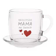 Filiżanki - Lumarko Filiżanka 310 ML Ze Spodkiem (Gift Box) Najlepsza Mama  - miniaturka - grafika 1