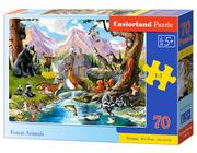 Puzzle - Castorland Puzzle 70 elementów. Dzikie zwierzęta - miniaturka - grafika 1