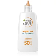 Kremy do twarzy - Garnier Ambre Solaire Super UV Niacinamide fluid ochronny przeciw niedoskonałościom z niacynamidem SPF50+ 40ml - miniaturka - grafika 1