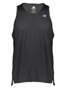 New Balance Top sportowy "Impact Run" w kolorze czarnym - Koszulki sportowe męskie - miniaturka - grafika 1