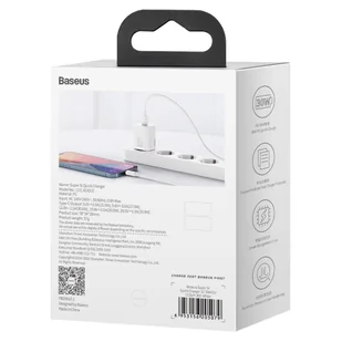 Baseus Super Si 1C szybka ładowarka USB Typ C 30W Power Delivery Quick Charge biały (CCSUP-J02) - Ładowarki do telefonów - miniaturka - grafika 6