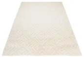 Dywany - Kremowy dywan sznurkowy w stylu skandynawskim M8-E54 - miniaturka - grafika 1