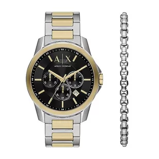 Zegarek Zegarek Armani Exchange AX7148SET BANKS GIFT SET - Zegarki męskie - miniaturka - grafika 2