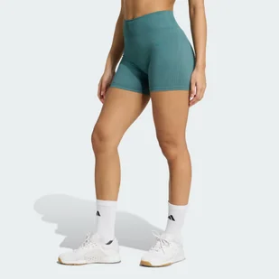 Legginsy z dzianiny o długości 4 cali Workout Essentials - Spodnie sportowe damskie - miniaturka - grafika 1