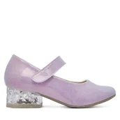 Buty dla dziewczynek - Półbuty Nelli Blu BIC-SS25-20526DGKF1 Fioletowy - miniaturka - grafika 1