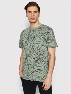 Koszulki męskie - Outhorn T-Shirt TSM625 Zielony Regular Fit - grafika 1