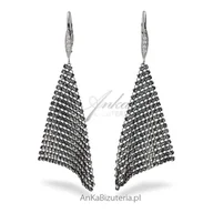 Kolczyki - ankabizuteria.pl Kolczyki srebrne Swarovski KOLCZYKI ELEGANCE - miniaturka - grafika 1