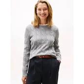 Swetry damskie - Tommy Hilfiger Wełniany sweter Regular Fit - miniaturka - grafika 1