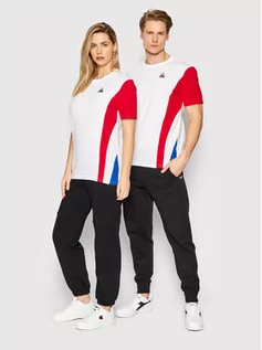 Koszulki i topy damskie - Le Coq Sportif T-Shirt Unisex 2210378 Biały Regular Fit - grafika 1