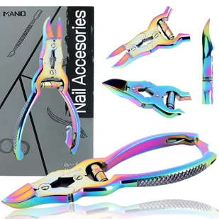 Cążki cęgi do grubych wrastających paznokci skórek obcinaczki nożyczki manicure gabinet SPA wielokolorowe - Akcesoria do paznokci - miniaturka - grafika 1