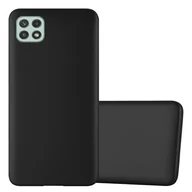 Etui i futerały do telefonów - Pokrowiec Do Samsung Galaxy A22 5G w METALLIC CZARNY Etui TPU Silikon Obudowa Ochronny Case Cover Cadorabo - miniaturka - grafika 1