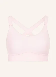 Under Armour Biustonosz Sportowy Ua Infinity Mid 2.0 Z Siateczką rosa - Biustonosze - miniaturka - grafika 1