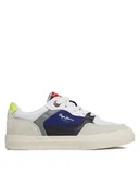 Buty dla chłopców - Pepe Jeans Sneakersy Kenton Master Combi B PBS30548 Biały - miniaturka - grafika 1