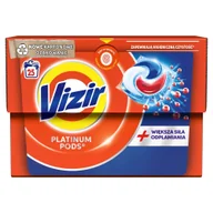 Woda - Vizir Platinum PODS Kapsułki do prania + moc usuwania plam, 25 prań - miniaturka - grafika 1