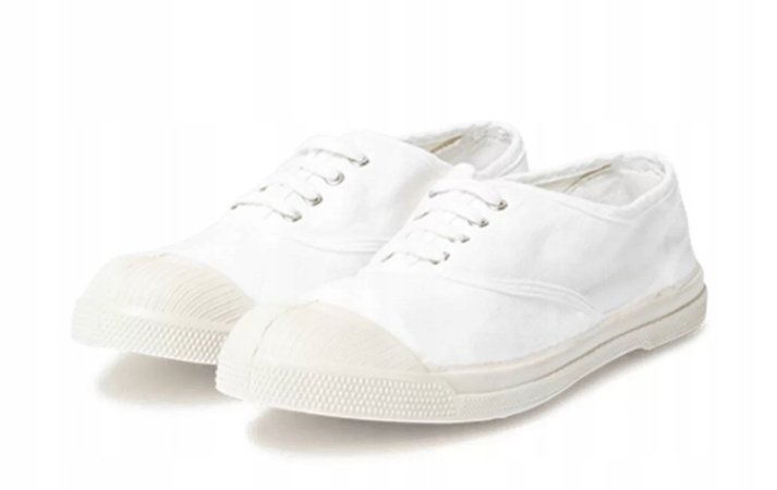 Bensimon Trampki Białe Damskie na Co Dzień Sznurowane 36 Ż7n