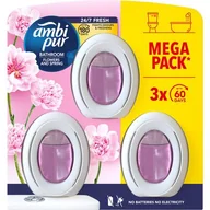 Odświeżacze powietrza - Odświeżacz powietrza AMBI PUR Merlion Flowers and Spring 8 ml (3 sztuki) - miniaturka - grafika 1