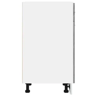 Lumarko Dolna szafka z szufladą, szary dąb sonoma, 30x46x81,5 cm - Szafki do salonu - miniaturka - grafika 7