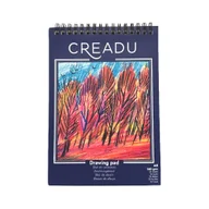 Podobrazia, bloki, papiery - Creadu, Szkicownik, Blok do rysowania, spirala, A5 - miniaturka - grafika 1