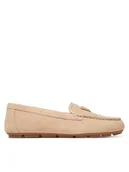 Półbuty damskie - Guess Lordsy FLJLILSUE14 Beżowy - miniaturka - grafika 1