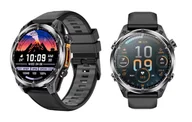 Smartwatch - SMARTWATCH HD300 - Amoled HD, 47mm - iOS + Android - BLACK - miniaturka - grafika 1