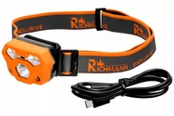 Latarki - Latarka czołowa Led akumulatorowa 4W 2W Usb IP65 - miniaturka - grafika 1