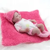 Lalki dla dziewczynek - Reborn baby doll emulacja Silikon lalka bliźniaka 29cm - miniaturka - grafika 1
