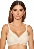 Biustonosze - TRIUMPH BEŻOWY MIĘKKI BAWEŁNIANY BIUSTONOSZ BEZ FISZBIN 75B J9A - miniaturka - grafika 1