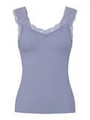 Koszulki i topy damskie - Pieces Top "Pcbarbera" w kolorze fioletowym - miniaturka - grafika 1