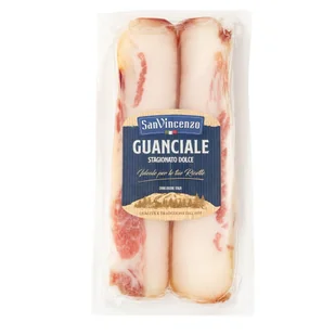 Guanciale dojrzewające Dolce a Fette Włoski 170g - San Vincenzo - Pasztet i przetwory mięsne - miniaturka - grafika 1