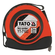 Poziomice, łaty, miary - Yato Miara z magnezem 7103, 3 m - miniaturka - grafika 1