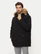 Kurtki męskie - Timberland Parka Scar Ridge TB0A22W2 Czarny Regular Fit - miniaturka - grafika 1