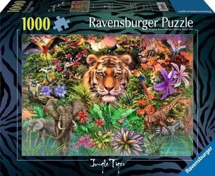 Puzzle 1000 Tygrys w ogrodzie - Puzzle - miniaturka - grafika 1