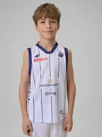 Koszulki dla chłopców - 4F Koszulka meczowa replika domowa z sezonu 2025/26 dziecięca 4F x King Szczecin - biała 98/104 - miniaturka - grafika 1