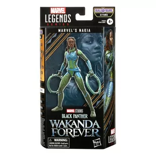 Hasbro, Marvel, figurka kolekcjonerska Black Panther 2 Legends, Marvel's Nakia, 15 cm, F3676 - Figurki dla dzieci - miniaturka - grafika 1